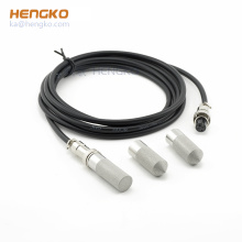 Hengko IP67 Probas de polvo impermeables RHT20 35 35 Sensor de temperatura y humildad de acero inoxidable para huevos de suelo de la casa verde